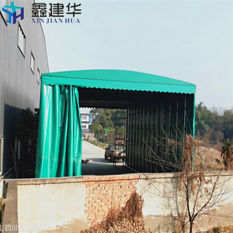 简易帐篷仓库 活动雨棚电动 图片效果 襄阳